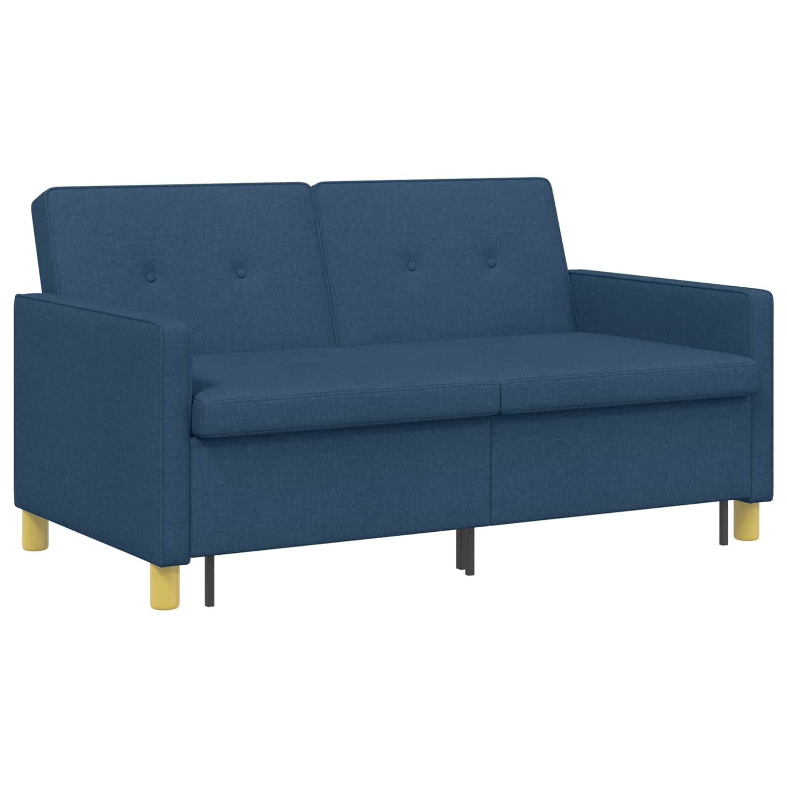 Uittrekbare Slaapbank Blauw Stof