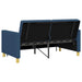 Uittrekbare Slaapbank Blauw Stof