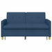 Uittrekbare Slaapbank Blauw Stof