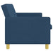 Uittrekbare Slaapbank Blauw Stof