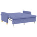 Uittrekbare Slaapbank Jeans Blauw Stof