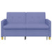 Uittrekbare Slaapbank Jeans Blauw Stof
