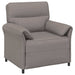 Bankstel 2 st Taupe Stof