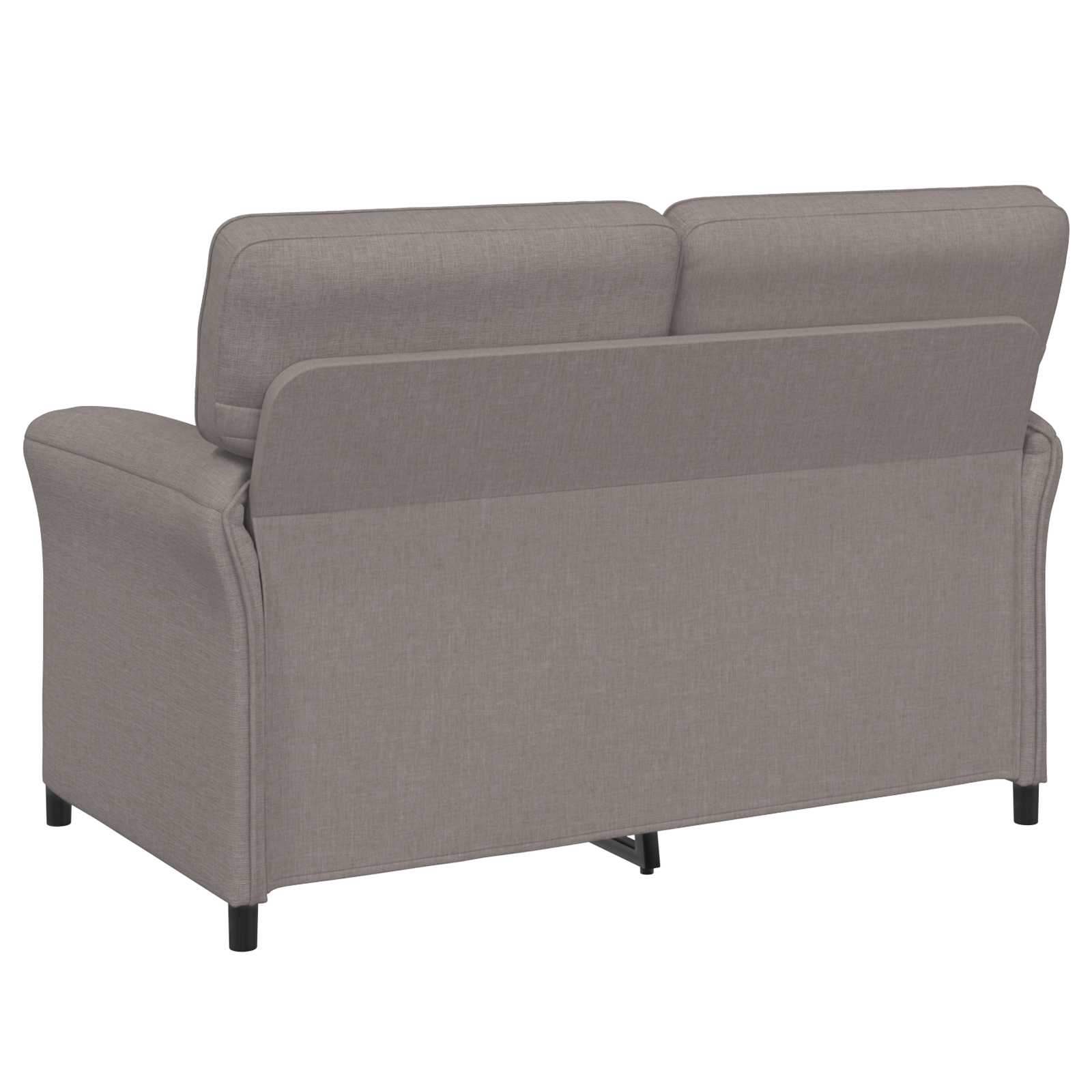 Bankstel 2 st Taupe Stof