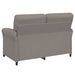 Bankstel 2 st Taupe Stof