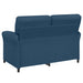 Bankstel 2 st Blauw Stof