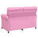 Bankstel 2 st Roze Stof