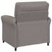 Bankstel 2 st Taupe Stof