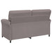 Bankstel 2 st Taupe Stof