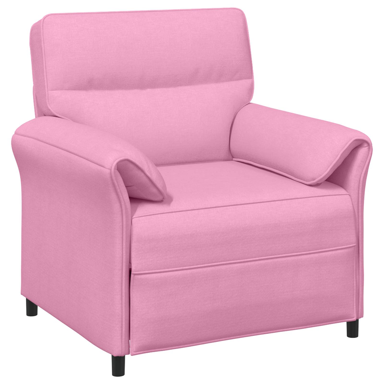 Bankstel 2 st Roze Stof