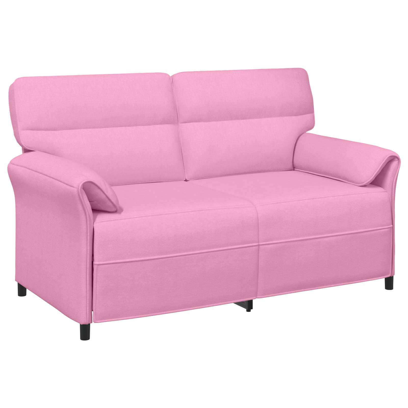 Bankstel 2 st Roze Stof