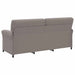 Bankstel 2 st Taupe Stof