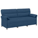 Bankstel 2 st Blauw Stof