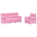 Bankstel 2 st Roze Stof
