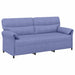 Bankstel 2 st Jeans Blauw Stof
