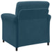 Bankstel 2 st Blauw Fluweel