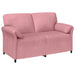 Bankstel 2 st Roze Fluweel