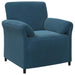 Bankstel 2 st Blauw Fluweel