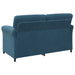 Bankstel 2 st Blauw Fluweel