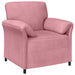 Bankstel 2 st Roze Fluweel