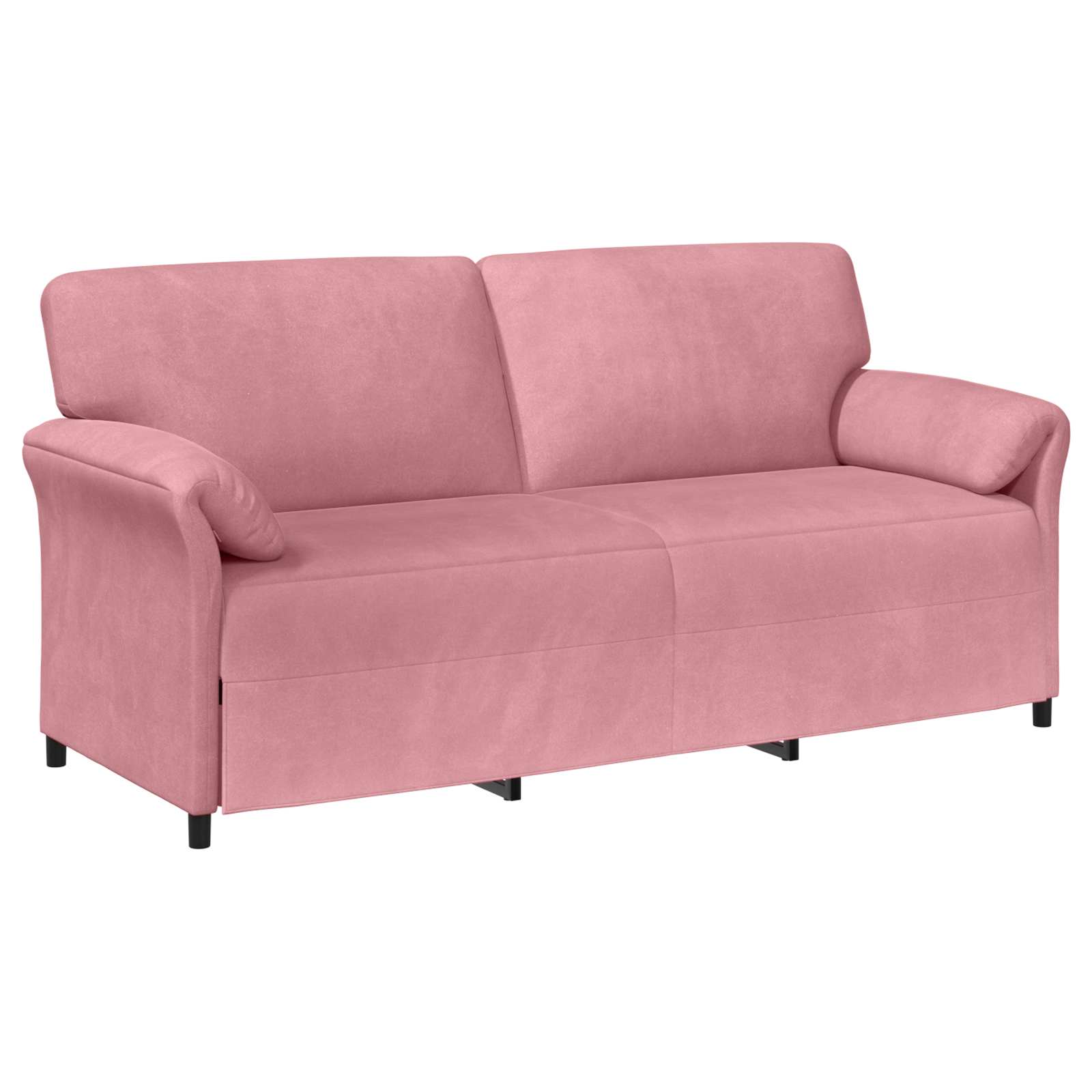 Bankstel 2 st Roze Fluweel