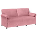 Bankstel 2 st Roze Fluweel