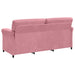 Bankstel 2 st Roze Fluweel