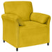 Bankstel 2 st Geel Fluweel