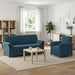 Bankstel 2 st Blauw Fluweel