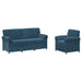 Bankstel 2 st Blauw Fluweel
