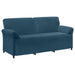 Bankstel 2 st Blauw Fluweel