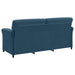 Bankstel 2 st Blauw Fluweel