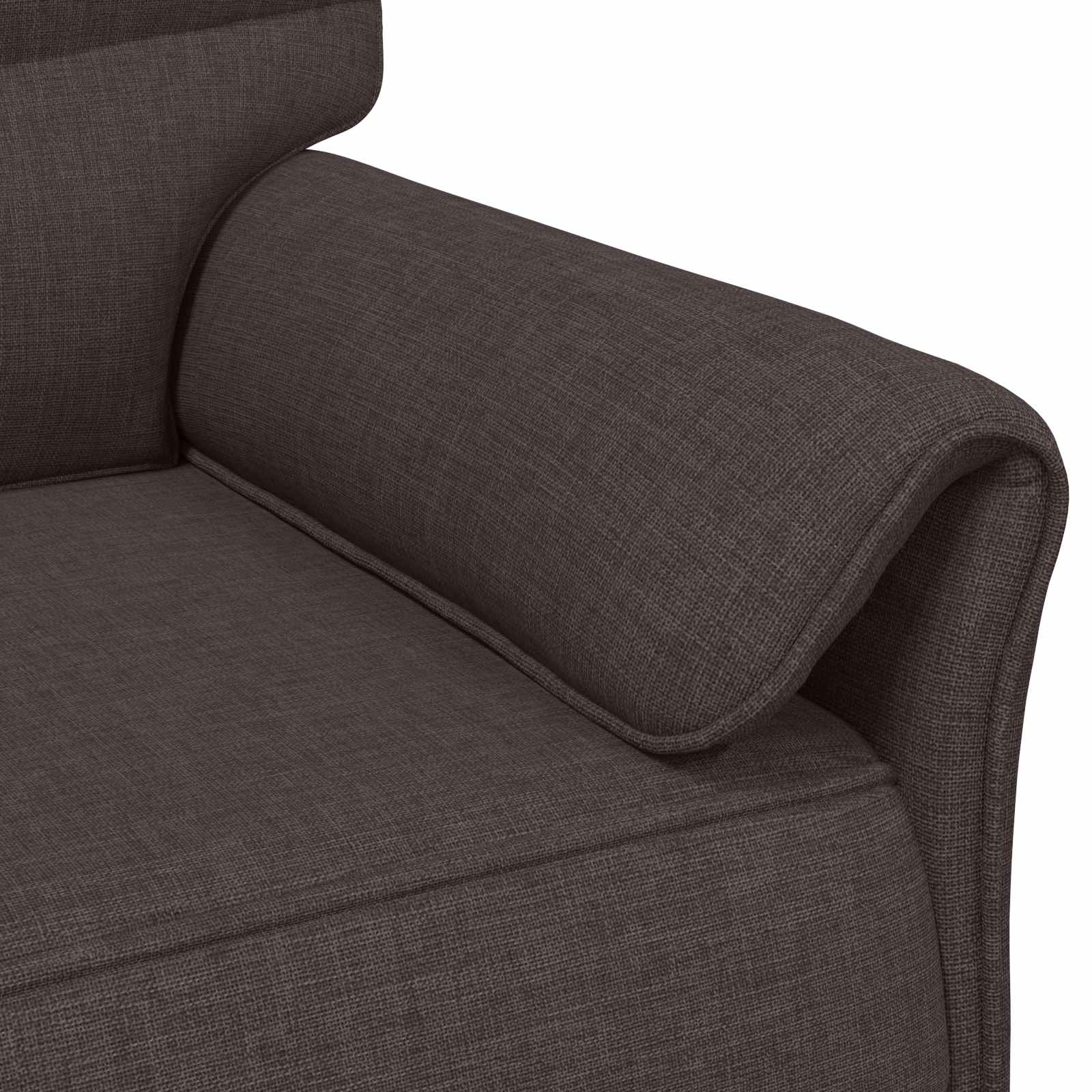 Bank 100% polyester metalen frame MDF, Multiplex