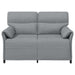 Bank 100% polyester metalen frame MDF, Multiplex