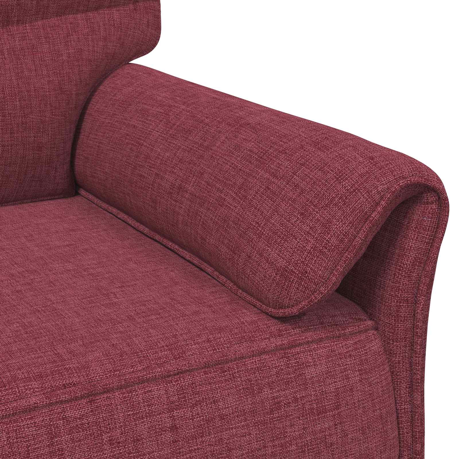 Bank 100% polyester metalen frame MDF, Multiplex