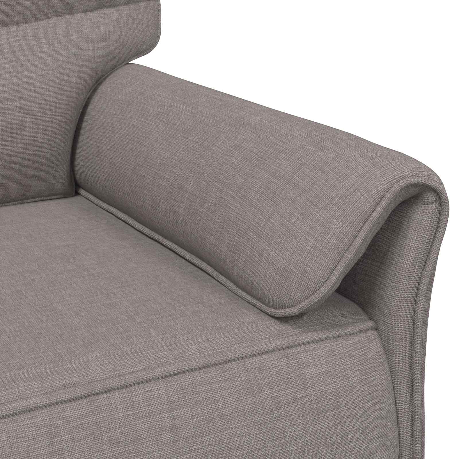 Bank 100% polyester metalen frame MDF, Multiplex