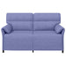 Bank 100% polyester metalen frame MDF, Multiplex