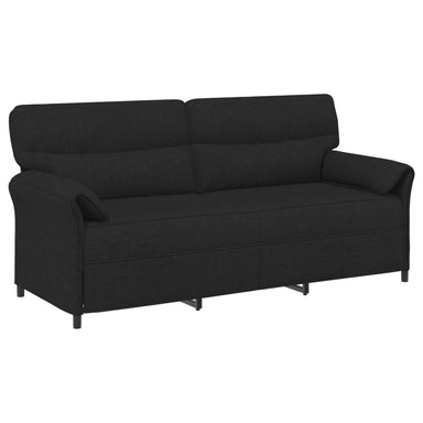 3-Zits Bank Zwart 198 x 83 x 95 cm Stof