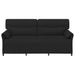 3-Zits Bank Zwart 198 x 83 x 95 cm Stof