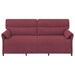 Bank 100% polyester metalen frame MDF, Multiplex
