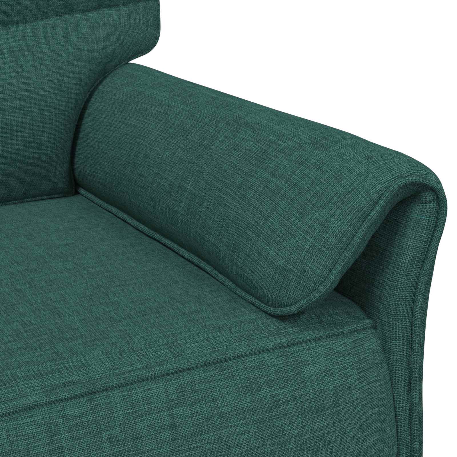 Bank 100% polyester metalen frame MDF, Multiplex