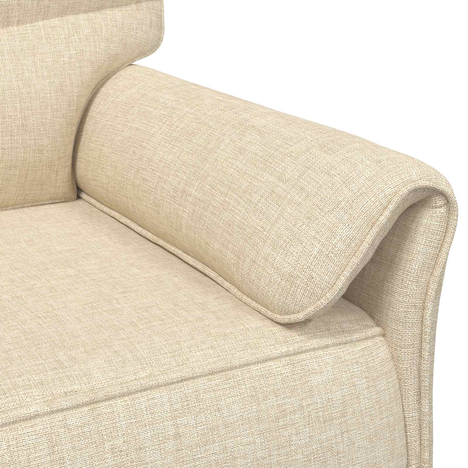 Bank 100% polyester metalen frame MDF, Multiplex