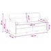 Bank 100% polyester metalen frame MDF, Multiplex