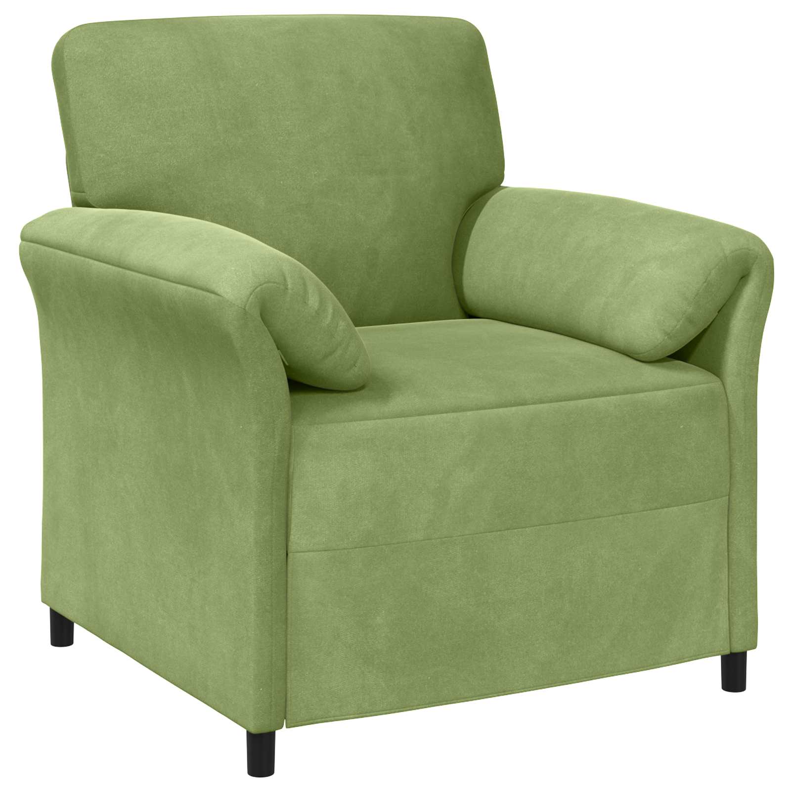 1-Zits Bank Lichtgroen 88 x 83 x 95 cm Fluweel