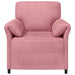 1-Zits Bank Roze 88 x 83 x 95 cm Fluweel