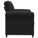 1-Zits Bank Zwart 88 x 83 x 95 cm Fluweel