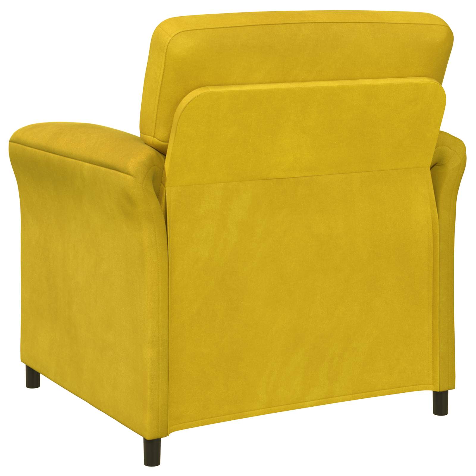 1-Zits Bank Geel 88 x 83 x 95 cm Fluweel