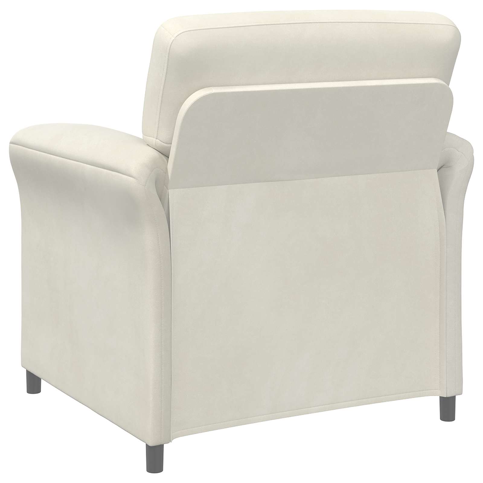 1-Zits Bank Crèmekleurig 88 x 83 x 95 cm Fluweel
