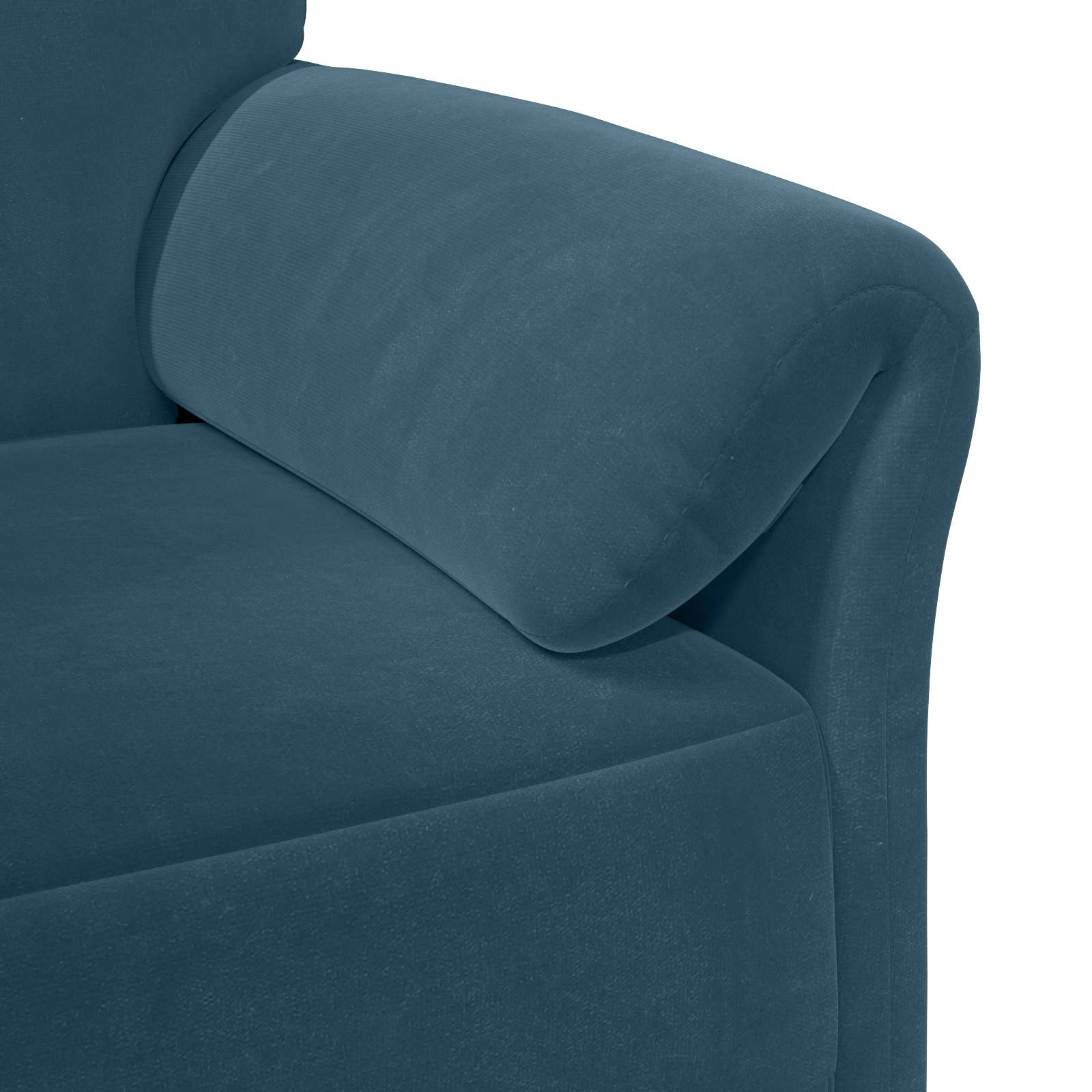 1-Zits Bank Blauw 88 x 83 x 95 cm Fluweel