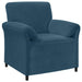1-Zits Bank Blauw 88 x 83 x 95 cm Fluweel